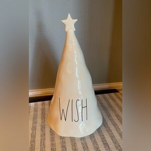 Rae Dunn Ceramic Holiday Christmas Tree Decor - Wish